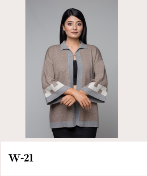 Navy Cashmere Cardigan