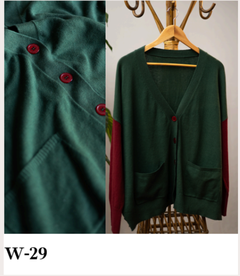 Navy Cashmere Cardigan